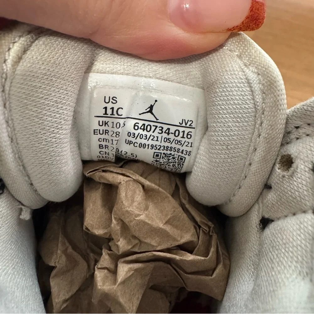 Nike Air Jordan 1 Kids “very Berry” Size 11C